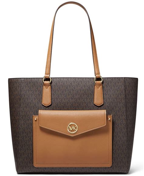 michael kors joey large pocket tote|Michael Michael Kors Signature Joey Large Pocket .